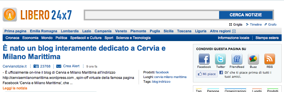 rassegna stampa