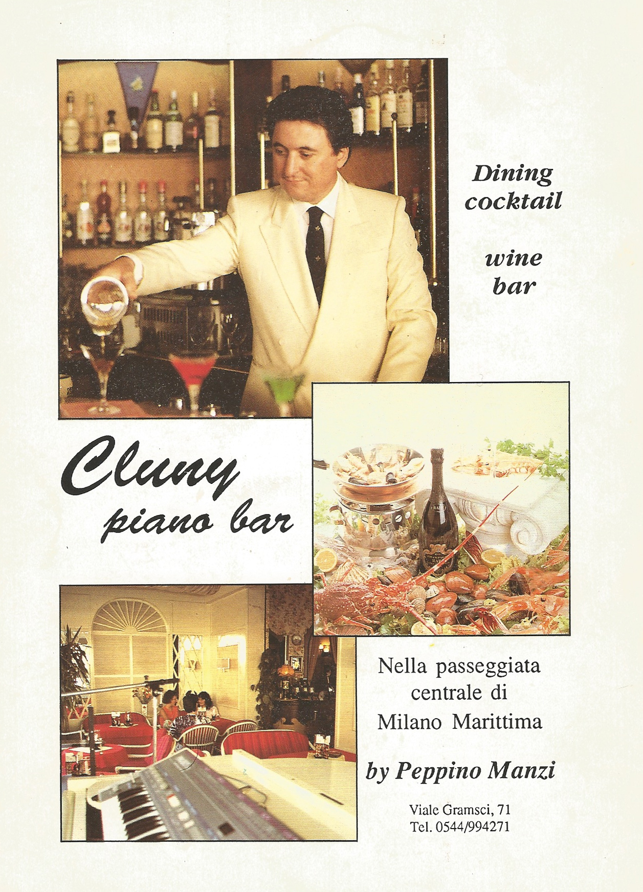 menù american bar