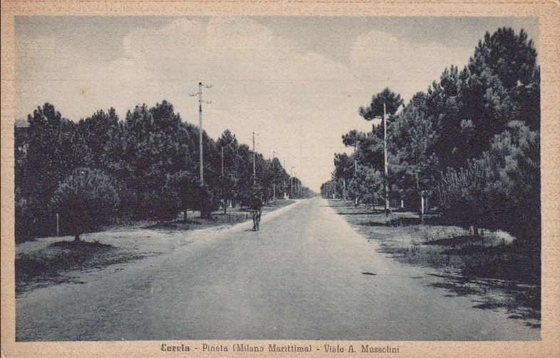 Viale Arnaldo Mussolini Matteotti milano marittima