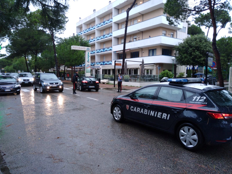 Strage di pini a Milano Marittima