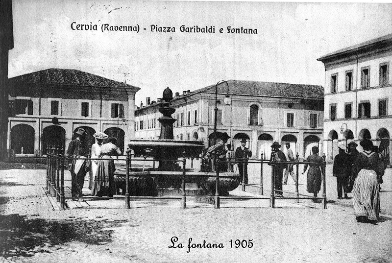 la fontana simbolo di cervia