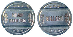 milano marittima gettone sala giochi dollaro