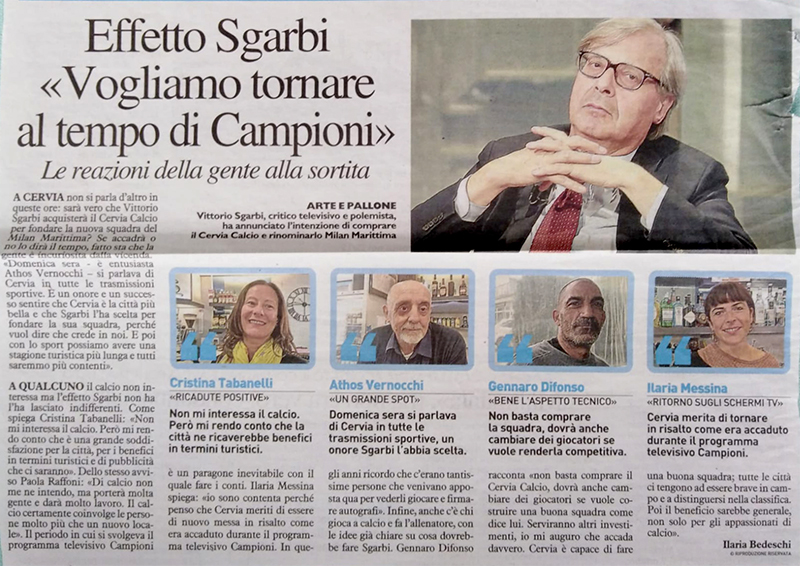 Campioni il Sogno vittorio sgarbi