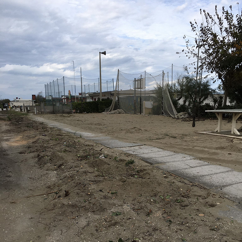 Nuovo tratto del lungomare di Milano Marittima