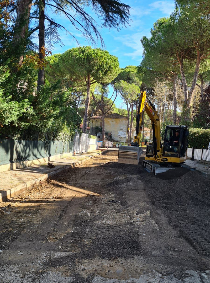 Lavori stradali a Cervia e Milano Marittima