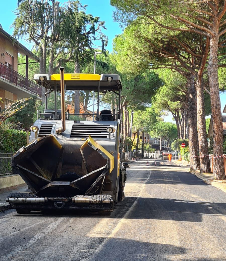 Lavori stradali a Cervia e Milano Marittima