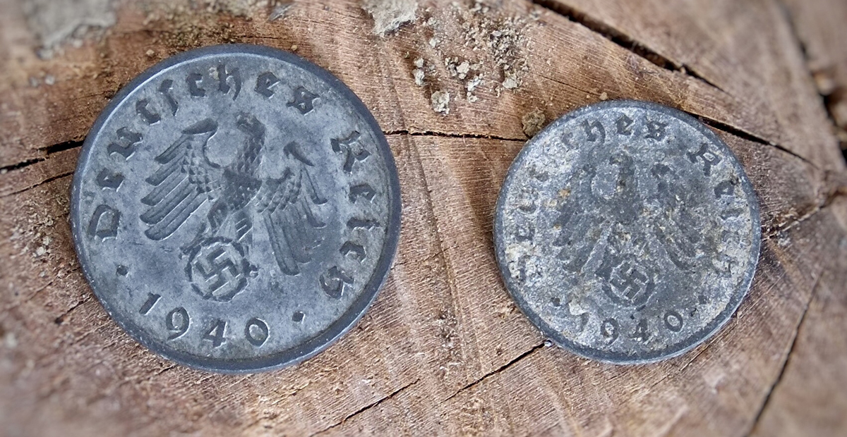 Nuovo reperto: monete Terzo Reich