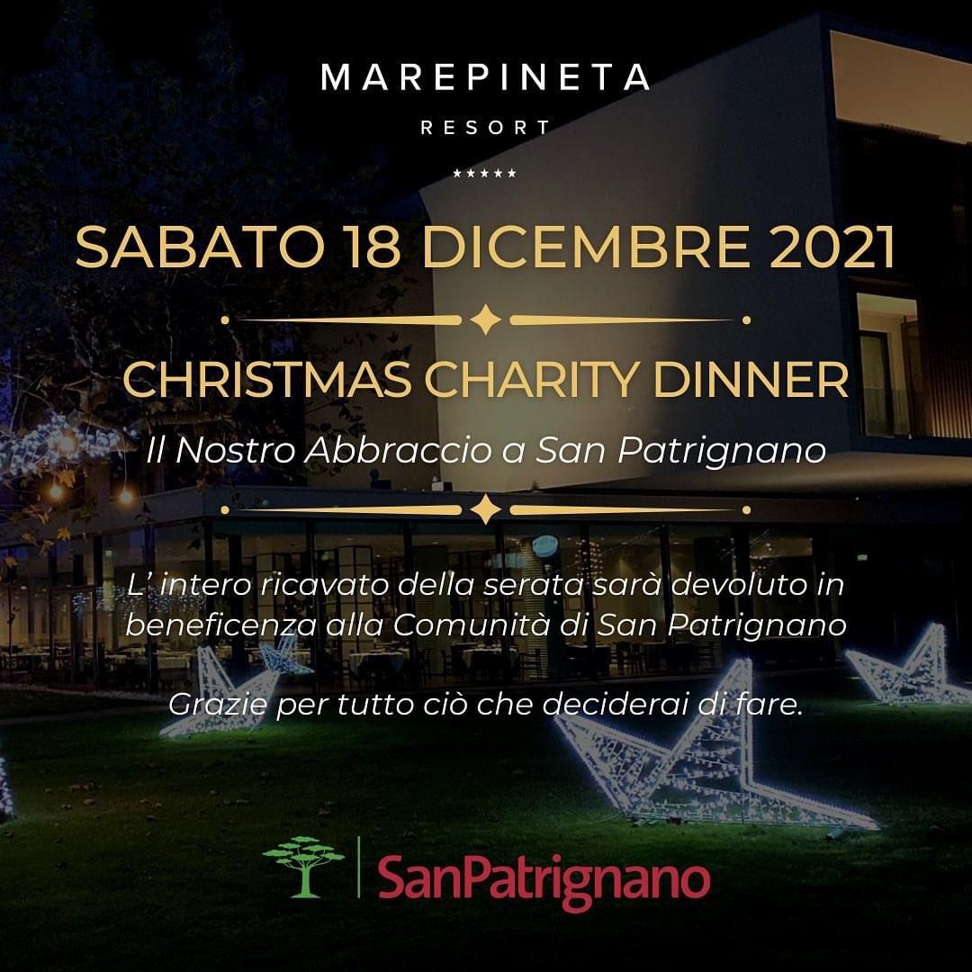 Christmas Charity Dinner mare pineta san patrignano