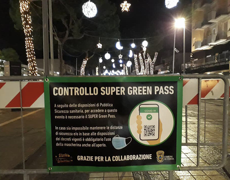 Super Green Pass a Cervia e Milano Marittima