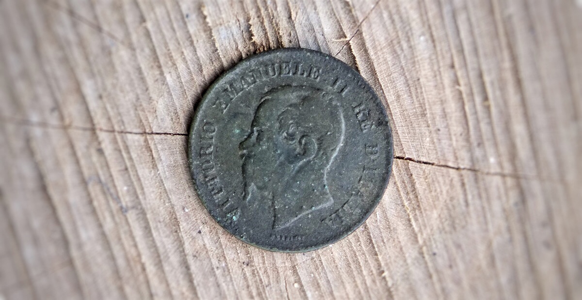 moneta vittorio emanuele II re di italia 1862 milano marittima
